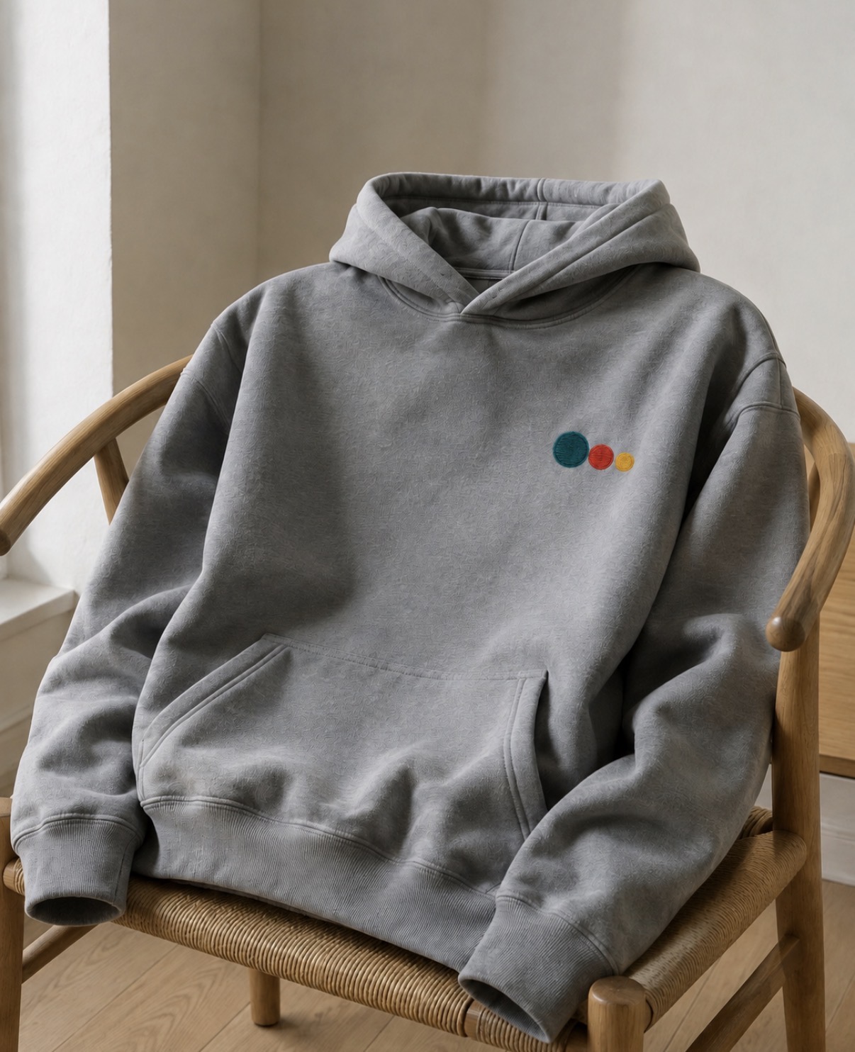 Hoodie CALLEJERO’S con Three Circles bordado